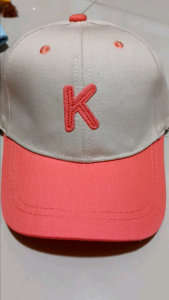 T.I - Topi Bisbol Anak Inisial Huruf Letter A C D F G K P S Baseball Hat Import