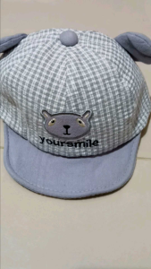 T.I - Topi Bisbol Anak Laki Perempuan Bear Your Smile Baseball Hat Import