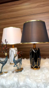 Đèn bàn hiện đại Luxury thân gốm