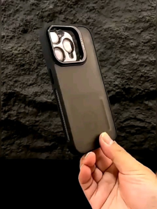 JEPANS MATTE METAL STAND LUXURY CASE with LENS PROTECT FOR IPPONE 16 PRO MAX IPHONE 15 PRO MAX IPHONE 15 PRO IPHONE 14 PRO IPHONE 14 IPHONE 12 PRO MAX IPHONE 13 PRO MAX IPHONE 12 IPHONE 11 PRO