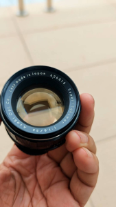 เลนส์มือหมุน Super-Takumar 55mm f1.8(16) Early M42 Mount Excellent 85%