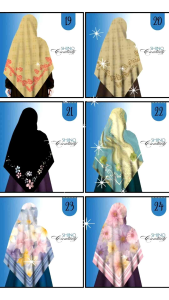 Voal Standar Premium Ukuran 125x125 motif printing