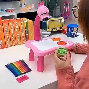 SG Ready FunArt Studio: Interactive Projector Drawing Table for Kids - Creative Art & Craft Playset