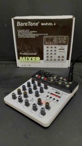 Mixer Audio Baretone Marvel4 Mp3 Bluetooth Mixing 4 Channel Marvel ( Bayar Ditempat )