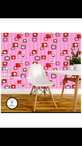 DIY LIVING ROOM DESIGN PVC WALLPAPER