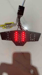 Lampu Stoplamp Running I Love U Vario New 125 / 150 LED 2018-2022 8 Mode Otomatis Kedipan