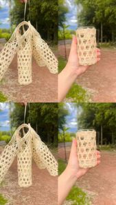 ชะลอมใส่ขวดน้ำ ของฝากผู้ใหญ่ ของชำร่วยใช้ในงานพิธี