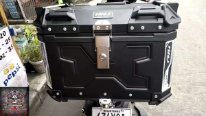 HNJ 1X PURE ALUMINUM ALLOY TOP BOX 45LITTERS MOTO COFFER