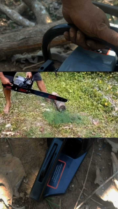 Mesin Gergaji Bensin Chainsaw Uchiha Japan 2Tak 60cc Bar 22 inch