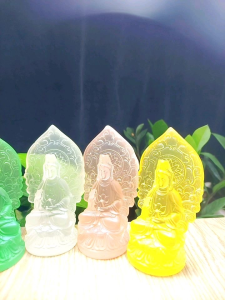 Quan Âm Lưu Ly 12cm 5 tượng 5 màu 800000