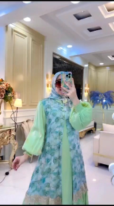 REALPICT COD PREMIUM DRESS JELITA FREE HIJAB SEGI 4 BY SITI ASOPUROH BAHAN SHIMMER POLOS & MOTIF LD 110 PB 140 TERBARU TERMURAH BEST SELLER TANGAN PERTAMA KONVEKSI / PRINTING / MOTIF PREMIUM GAMIS PESTA GAMISPREMIUM