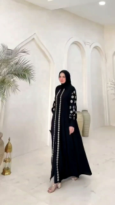 AINUN ABAYA DRESS: Bahan Katun Nyaman & Desain Tradisional Modern
