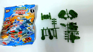 20 pcs Mainan PESAWAT NINJA 6 IN 1 bongkar pasang HA TOYS