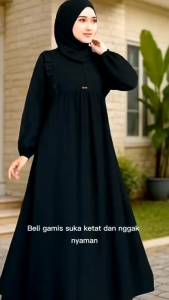 PROMO GAMIS CRINKLE BUSUI FRENDLY - GAMIS WANITA JUMBO - GAMIS MODEL BARU