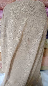 Kain Brukat Brokat Motif Bunga MeterLebar 150cm Murah Promo Tebal dan Halus Bahan Gamis Gaun Kebaya