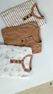 LITTLE SMILE STELAN BAJU KANCING DEPAN KIANO STELAN BAJU KIANO LENGAN PENDEK DAN CELANA PANJANG