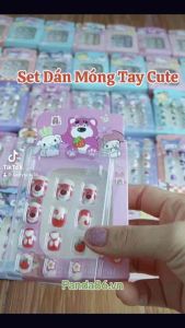 Set Dán Móng Tay Hình Nhân Vật Hoạt Hình Hottrend Dễ Thương Dành Cho Bé Yêu