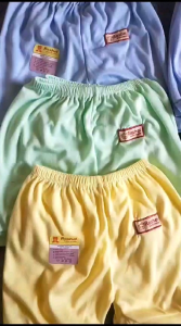celana pendek bayi 0-12 bln 6pcs-12 pcs bordir polos