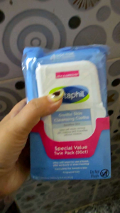 [ Hàng mua tại Mỹ] Khăn giấy tẩy trang -lấy sạch lớp trang điểm -Gói 25 miếng của Mỹ