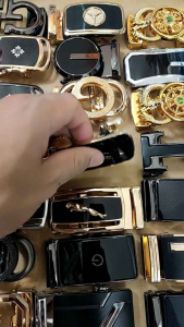 Đầu khoá thắt lưng nam khoá cài tự động dùng cho dây tăng (có khấc mặt sau) chất liệu hợp kim chống gỉ chống xước bản 36cm