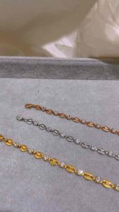 Gelang Tangan rante Permataa Titan wanita