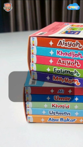 Buku Bayi Balita Muslim | Mini Boardbook My First Islamic Heroes : Seri Sahabat Nabi dan Seri Muslimah Teladan | Pilih Varian | Arasy Books