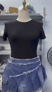 [ SIZE LỚN BIGSIZE 55Kg-100Kg ] AMS38 Áo thun cotton cổ tròn tay ngắn bigsize