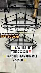 Rak sudut 2 susun Rak kamar mandi Rak dapur Rak pojok