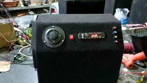 speaker aktif bluetooth mobil mono 8 inch 12-24v usb radio fm aux mmc