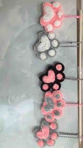 HandMade Móc Khoá Phụ Kiện Treo Túi Hình Chân Mèo Dễ Thương. Quà Tặng Ý Nghĩa.
