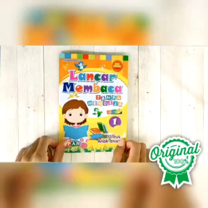 Buku Lancar Membaca Tanpa Mengeja Full Color 1PAKET (6 BUKU) || Buku PAH TK PAUD