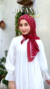 Hijab Terlaris 2024: Scarf Jilbab Segiempat Motif Modern