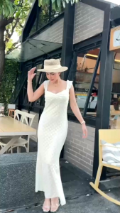 G. ชุดเดรสลูกไม้ตาข่ายดอกเดซี่ 🌼 ต้อนรับซัมเมอร์ ⛱️ สายไหล่ใส่ได้2แบบ สายเดี่ยวก็ได้เปิดไหล่ก็ดี เก๋กู๊ดไปเลยค่าา