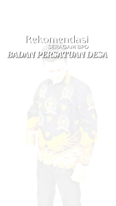 BAJU SERAGAM BPD NASIONAL (BADAN PERSATUAN DESA) KEMEJA / BLUS / KAIN KATUN PREMIUM BERLAPIS FURING TERBARU INDONESIA