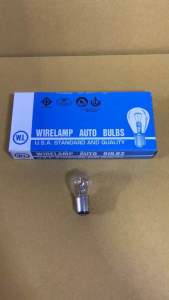 หลอดไฟท้าย มอเตอร์ไซค์ Wirelamp 12V/21/6cp **มีตัวเลือก** อย่างดี