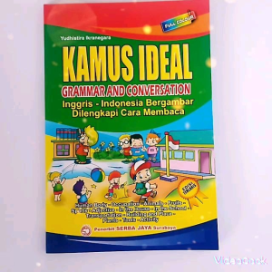 Kamus Ideal Bahasa Inggris Bergambar Full Colour 128 Halaman Untuk Anak Paud dan TK