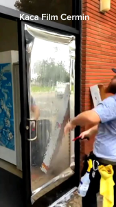 Stiker Kaca Film Oneway Miror Seperti Cermin Anti Panas Harga Murah Kualitas terbaik L50cmxP150cm
