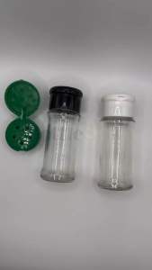 80ml Spice Glass Bottle / Herb Glass Bottle with Activated Seal for Cap Seal Seasoning Glass Bottle