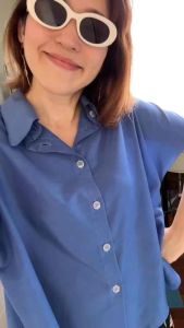 AMAMM Morii Top เสื้อเชิ้ตแขนสั้น ดีไซน์สวย ผ้าญี่ปุ่น ใส่สบาย