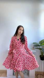 [Basica Moda] 6910 Gaun Dress Mini Wanita Dazzline Crepe Import