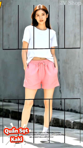 Sọt Kaki Nữ Lưng Thun Có Nhiều Màu