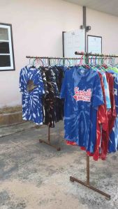 เสื้อมัดย้อม เสื้อกัดสี 100% ผ้าคอตตอน เสื้อคนอ้วน เสื้อยืดวินเทจ มือสองเกรด มาก 1 สับตัว