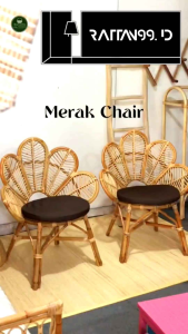 KURSI ROTAN BENTUK DAUN RAMAH LINGKUNGAN FINISHING PERNISH