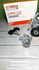 Key Set Kunci Kontak Set Komplit Asli Yamaha Jupiter Z Burhan 2004 - 2009 + Kunci Sadel Jok