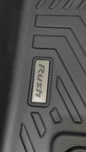 TOYOTA RUSH 5D (THICK) DEEP DISH MATTING EXTENDED with silver name plate