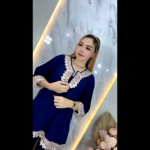 one set jumbo/Setelan renda arab jumbo/setelan cp daster arab polos