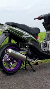 Knalpot Sarbor Luster Stainless Moncong Cincin Cinlus Original Byan Racing PNP Motor Mio Beat Scoopy Vario Nmax Aerox Pcx Fino Genio Xeon Lexi Fazio Dll