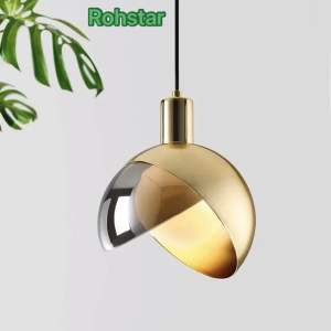 【COD&Ready Stocks &free bulb】Rohstar E27 Post Modern Ceiling Pendant Nordic Design Simple light.