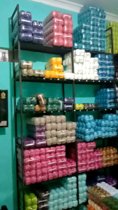 Benang Rajut Poly Rope Gradasi & Tali Kur Sembur Polyester 200gram