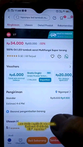 100% Ori Senter LED Pocketman Super Terang Jarak Jauh 2KM Senter Anti Air Recharging Led Cas